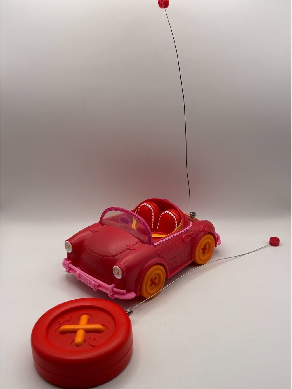 Lalaloopsy Doll Vehicle RC Convertible Car 513049C3 Red Pink Remote Control